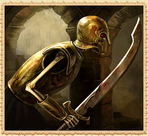 Skelett-Gardist