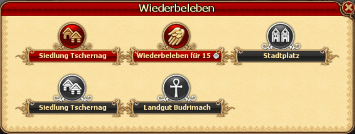 Automatisches Wiederbeleben - Online Game Drachenkrieg