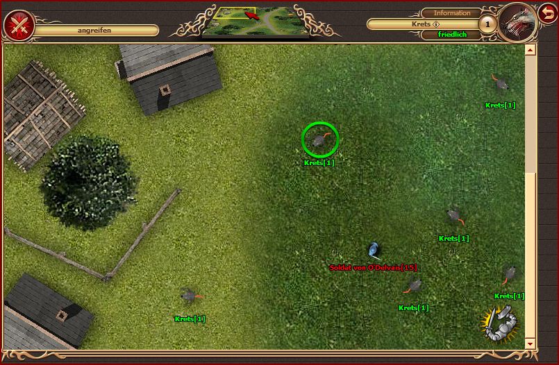 Jagdmodus - Online Game Drachenkrieg