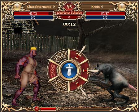 Kampfmodus - Online Game Drachenkrieg