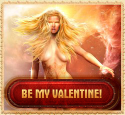 Werde mein Valentins-Schatz!